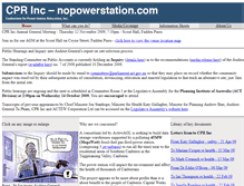 Tablet Screenshot of canberrapowerstation.info